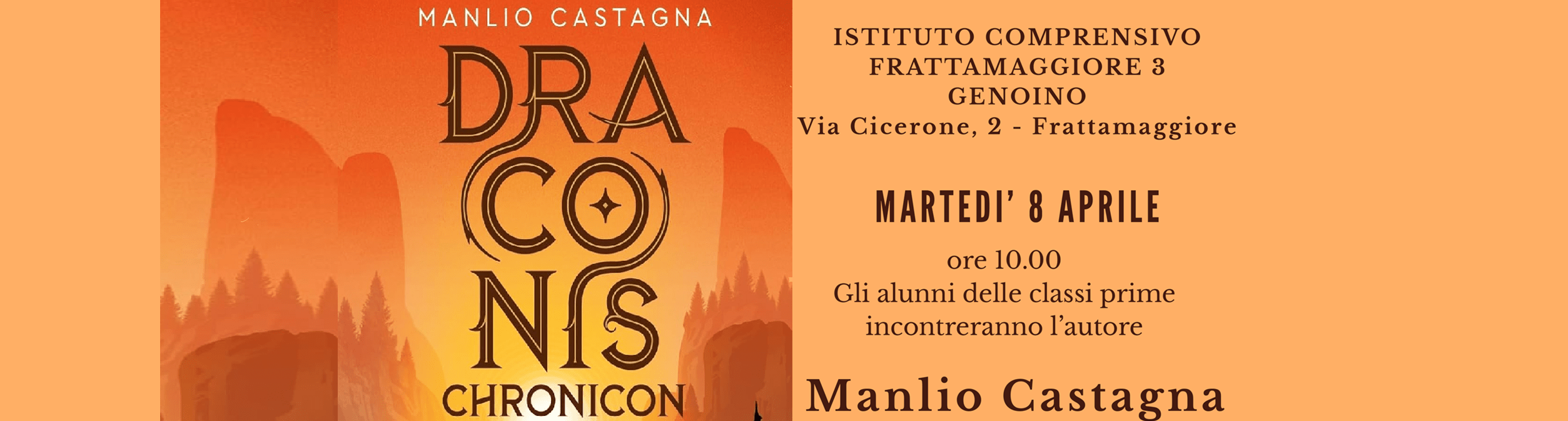 Incontro con Manlio Castagna, autore del romanzo Draconis Chronicon