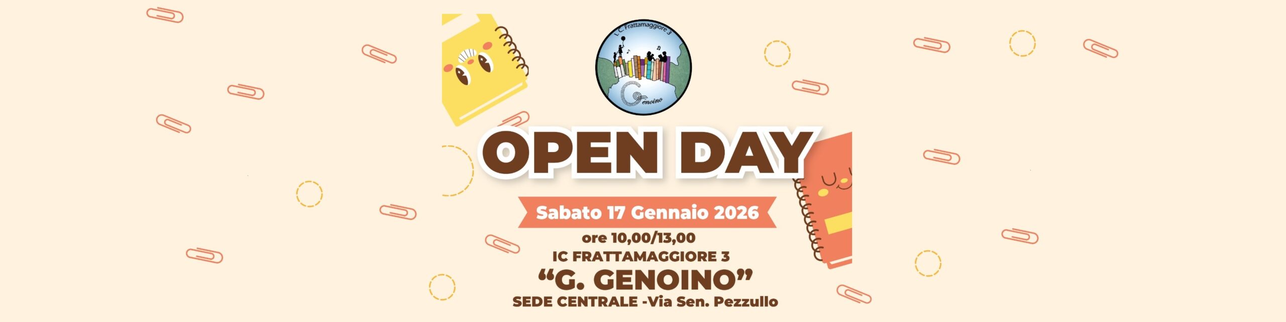 Open Day e iscrizioni 2026/2027: il 17 gennaio scopri i laboratori e l’offerta formativa dell’I.C. G. Genoino